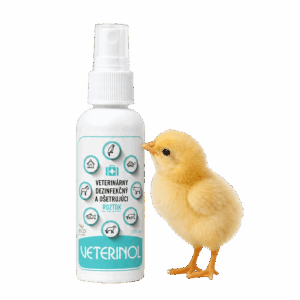 VETERINOL ošetřující a dezinfekční veterinární roztok, 100 ml sprej