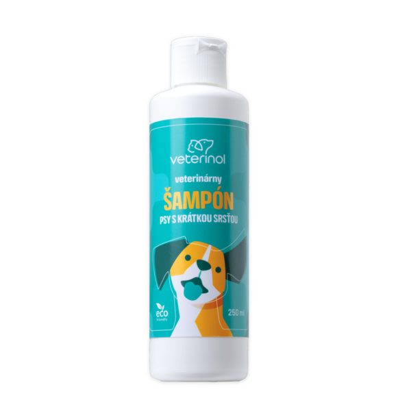 VETERINOL šampon pro psy s krátkou srstí 250ml