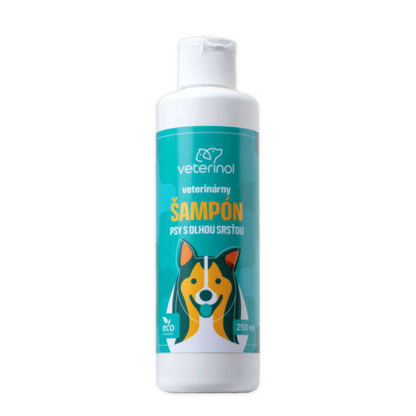 VETERINOL šampon pro psy s dlouhou srstí 250ml